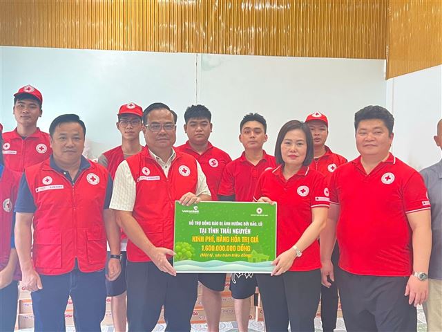 Phó Chủ tịch Vũ Thanh Lưu dẫn đoàn công tác Trung ương Hội thăm, hỗ trợ người dân Thái Nguyên bị ảnh hưởng bởi bão lũ