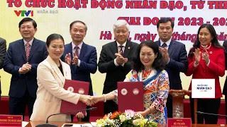 Ký kết phối hợp giữa T.Ư Hội CTĐ VN và UB MTTQ VN về tăng cường tổ chức các hd nhân đạo Ngày 6.3.2023