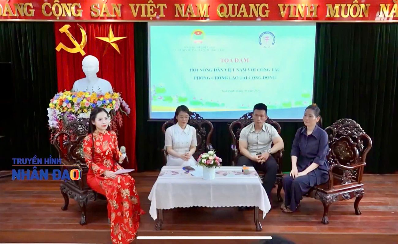 Toạ đàm Hội Nông dân với công tác phòng chống Lao tại Ninh Bình