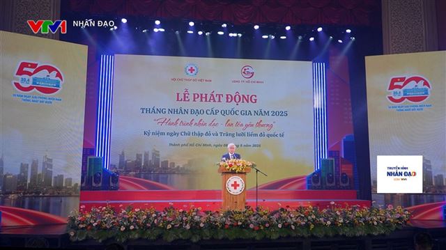 Tháng nhân đạo 2025, phấn đấu đạt mục tiêu tổng giá trị hoạt động 400 tỷ đồng VTV1 Ngày 12.5.2025