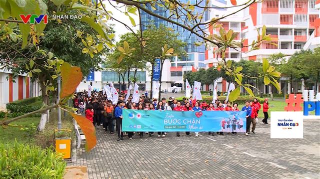 Chiến dịch Triệu bước chân nhân ái triển khai khắp cả nước, nhằm hoàn thành mục tiêu đề ra VTV1 Ngày 8.4.2024 