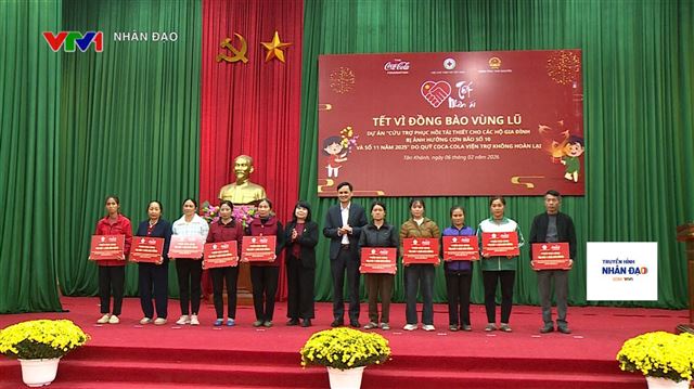 Các tổ chức, cá nhân cùng đồng hành tạo nên thành công Tết Nhân ái 2026 VTV1 Ngày 9.3.2026
