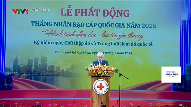 Triển khai hiệu quả Tháng nhân đạo – Tháng cao điểm toàn dân chung tay làm nhân đạo VTV1 Ngày 19.5.2025