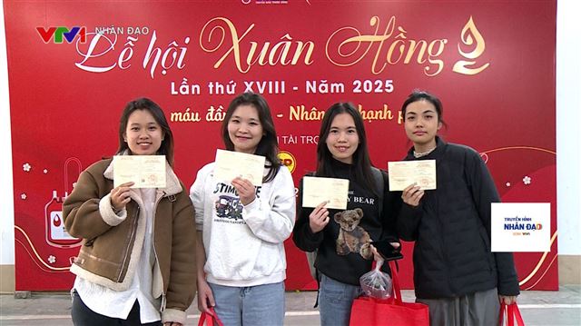 Lễ hội xuân hồng 2025 “Hiến máu đầu xuân – nhân lên hạnh phúc”  VTV1 Ngày 17.2.2025