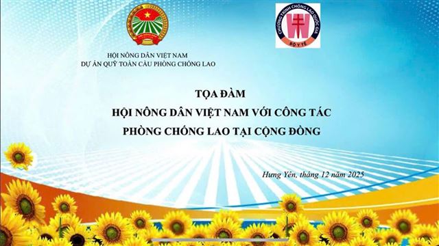 Tọa đàm: Hội Nông dân Việt Nam với công tác phòng chống lao tại cộng đồng