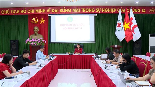 Công tác chuẩn bị tổ chức Hội nghị CTĐ- TLLĐ Quốc tế khu vực Châu Á- Thái Bình Dương lần thứ XI VTV1 Ngày 7.11.2023