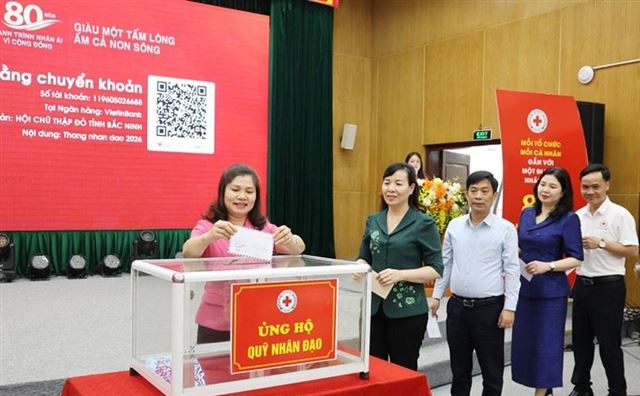 Hơn 15,3 tỷ đồng hưởng ứng Tháng Nhân đạo năm 2026 tại Bắc Ninh