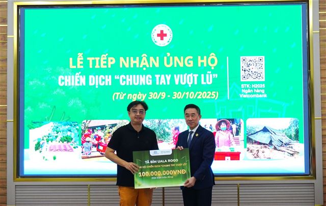 Trường Thịnh Group ủng hộ Chiến dịch “Chung tay vượt lũ” 100 triệu đồng