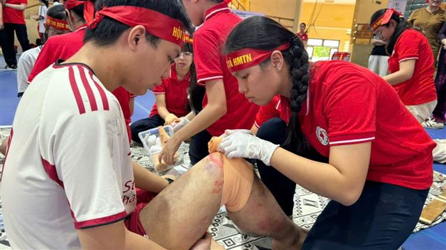 TP. Huế: Hội thi kỹ năng sơ cấp cứu – tuyên truyền hiến máu, hiến mô, hiến tạng và biến đổi khí hậu