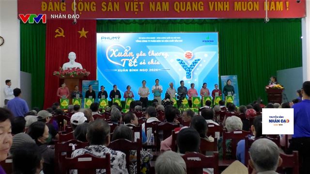 “Xuân yêu thương – Tết sẻ chia” cho người dân khó khăn tại 23 tỉnh thành VTV1 Ngày 9.2.2026