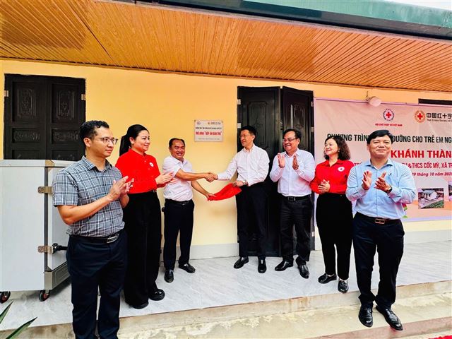 Thêm những bữa cơm ấm áp cho học sinh vùng cao Cốc Mỳ