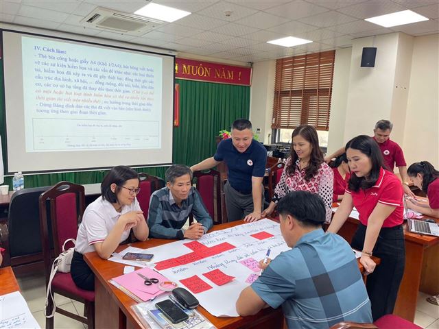 Bắc Giang: Tăng cường năng lực cộng đồng ứng phó thiên tai