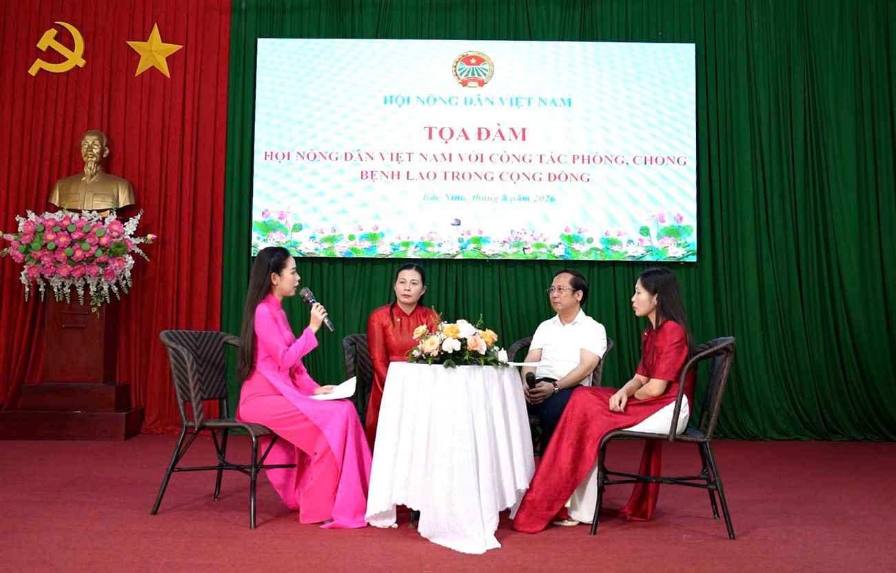 Toạ đàm “Hội Nông dân Việt Nam với công tác phòng chống lao” tại tỉnh Bắc Ninh