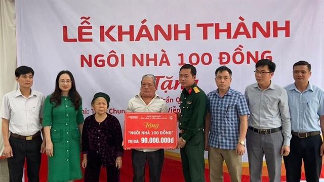 Viettel Bắc Giang trao tặng nhà tình nghĩa cho gia đình người có công