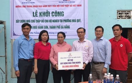 Đà Nẵng: Khởi công xây dựng nhà Chữ thập đỏ tại phường Hoà Quý, quận Ngũ Hành Sơn