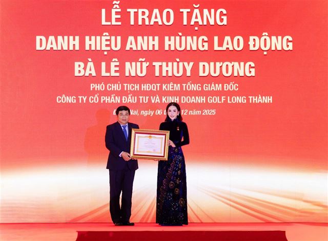 Anh hùng Lao động Lê Nữ Thùy Dương: Doanh nhân vì cộng đồng, gắn bó sâu sắc với hoạt động nhân đạo