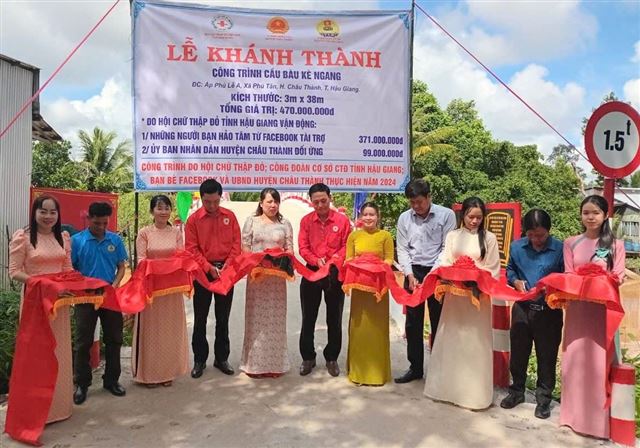 Hậu Giang: Khánh thành cầu Bàu Kè Ngang