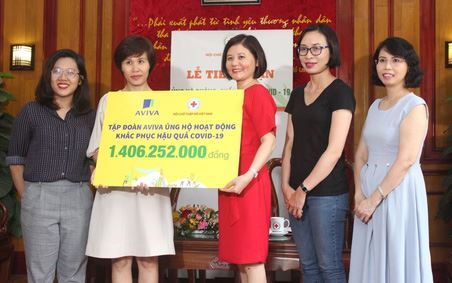 Hội Chữ thập đỏ Việt Nam tiếp nhận hơn 1,4 tỷ đồng hỗ trợ khắc phục hậu quả dịch COVID-19
