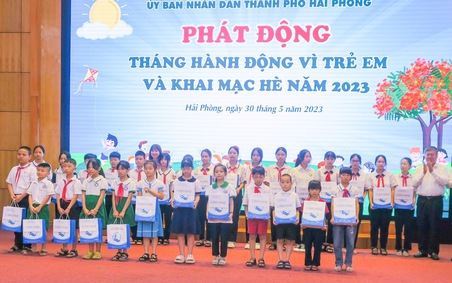 Hải Phòng: Phát động Tháng hành động vì trẻ em và khai mạc hè năm 2023