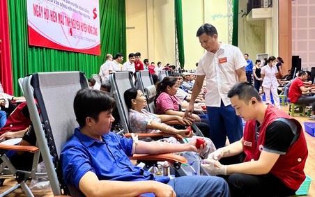 Thanh Hoá: Huyện Nông Cống tiếp nhận 1.130 đơn vị máu