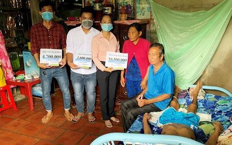 Hội CTĐ Đầm Dơi (Cà Mau): Hỗ trợ tiền cho hộ có hoàn cảnh đặc biệt khó khăn