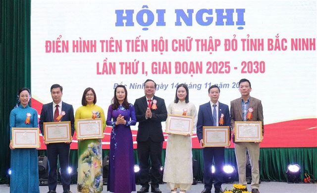 Hội nghị điển hình tiên tiến Hội Chữ thập đỏ tỉnh Bắc Ninh lần thứ I, giai đoạn 2025 – 2030