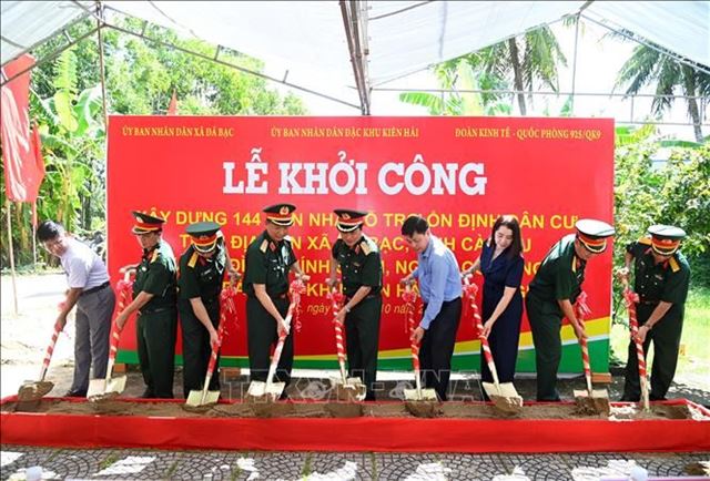 Quân khu 9 khởi công xây dựng 144 nhà ở cho hộ nghèo, gia đình người có công