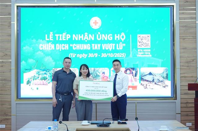 Care For Việt Nam đồng hành cùng Hội Chữ thập đỏ Việt Nam phụng sự xã hội