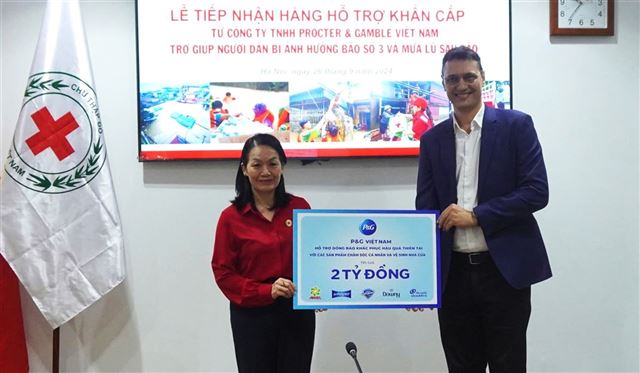 P&G Việt Nam ủng hộ sản phẩm trị giá 2 tỷ đồng chung tay hỗ trợ người dân vùng bão lũ