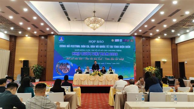 Khởi động Festival Dân ca Dân vũ Quốc tế 2026 tại Điện Biên