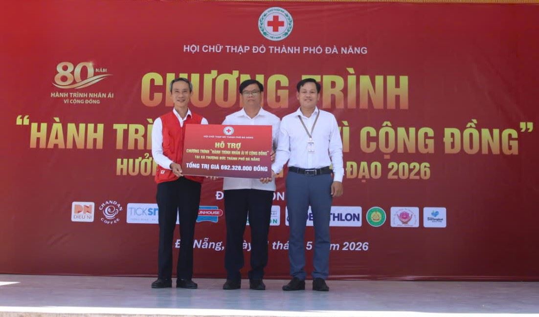 Đà Nẵng: Gần 700 triệu đồng thực hiện Chương trình “Hành trình nhân ái vì cộng đồng” năm 2026