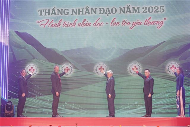 Lễ phát động Tháng Nhân đạo 2025: Lan tỏa yêu thương trên hành trình nhân ái
