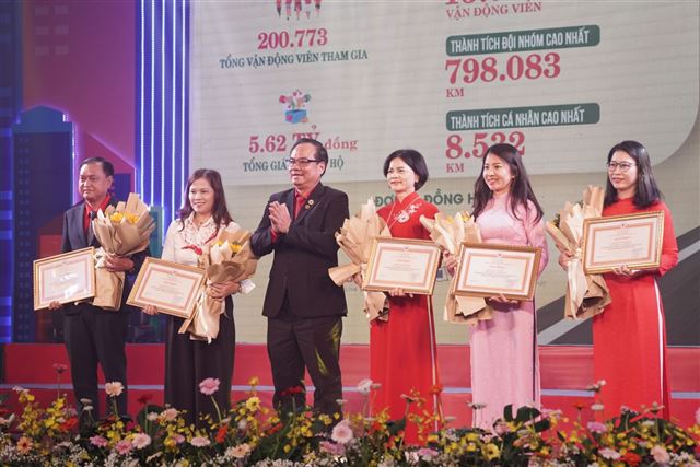 Chiến dịch “Triệu bước chân nhân ái” góp 5,62 tỷ đồng hỗ trợ người có hoàn cảnh khó khăn