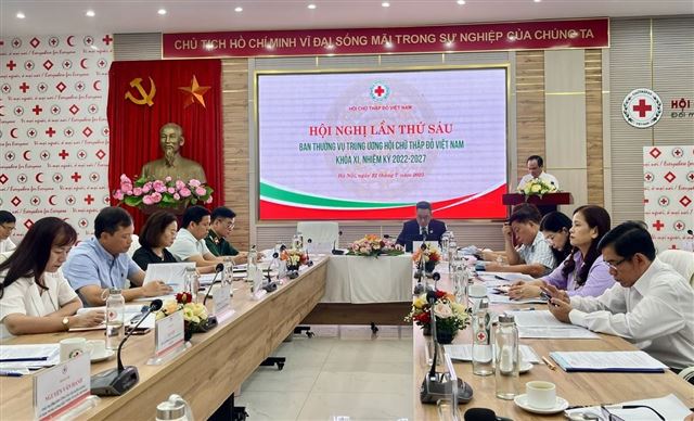 Hội nghị Ban Thường vụ Trung ương Hội Chữ thập đỏ Việt Nam lần thứ Sáu