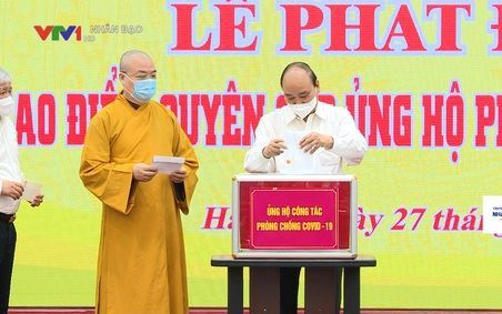 Ủng hộ cho Quỹ vaccin chống Covid19 là chia sẻ gánh nặng cùng đất nước vượt qua đại dịch VTV1 Ngày 7.6.2021