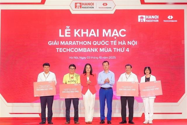 Khai mạc Giải Marathon Quốc tế Hà Nội Techcombank Mùa thứ 4: Kết nối cộng đồng, tôn vinh giá trị di sản – văn hóa