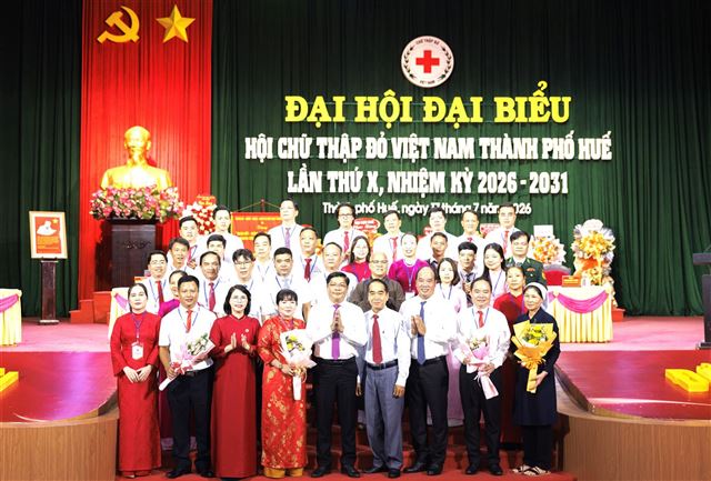 Xây dựng Hội Chữ thập đỏ thành phố Huế ngày càng vững mạnh, chuyên nghiệp