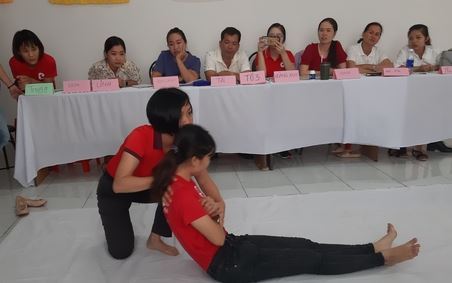 Bà Rịa-Vũng Tàu:  Tập huấn kỹ năng sơ cấp cứu cho tình nguyện viên CTĐ cấp I