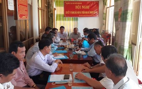 Hội CTĐ huyện Đầm Dơi, tỉnh Cà Mau: Hội nghị sơ kết công tác Hội và phong trào Chữ thập đỏ 9 tháng đầu năm