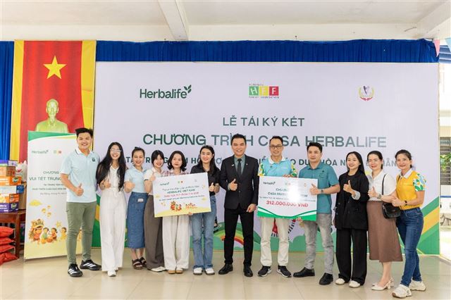 Herbalife Việt Nam hỗ trợ bữa ăn dinh dưỡng hằng ngày cho hơn 3.000 người có hoàn cảnh khó khăn