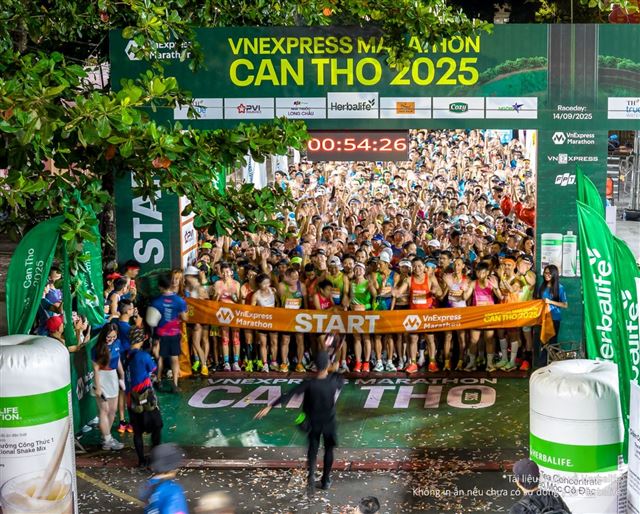 Herbalife Việt Nam đồng hành cùng giải chạy VnExpress Marathon Cần Thơ 2025
