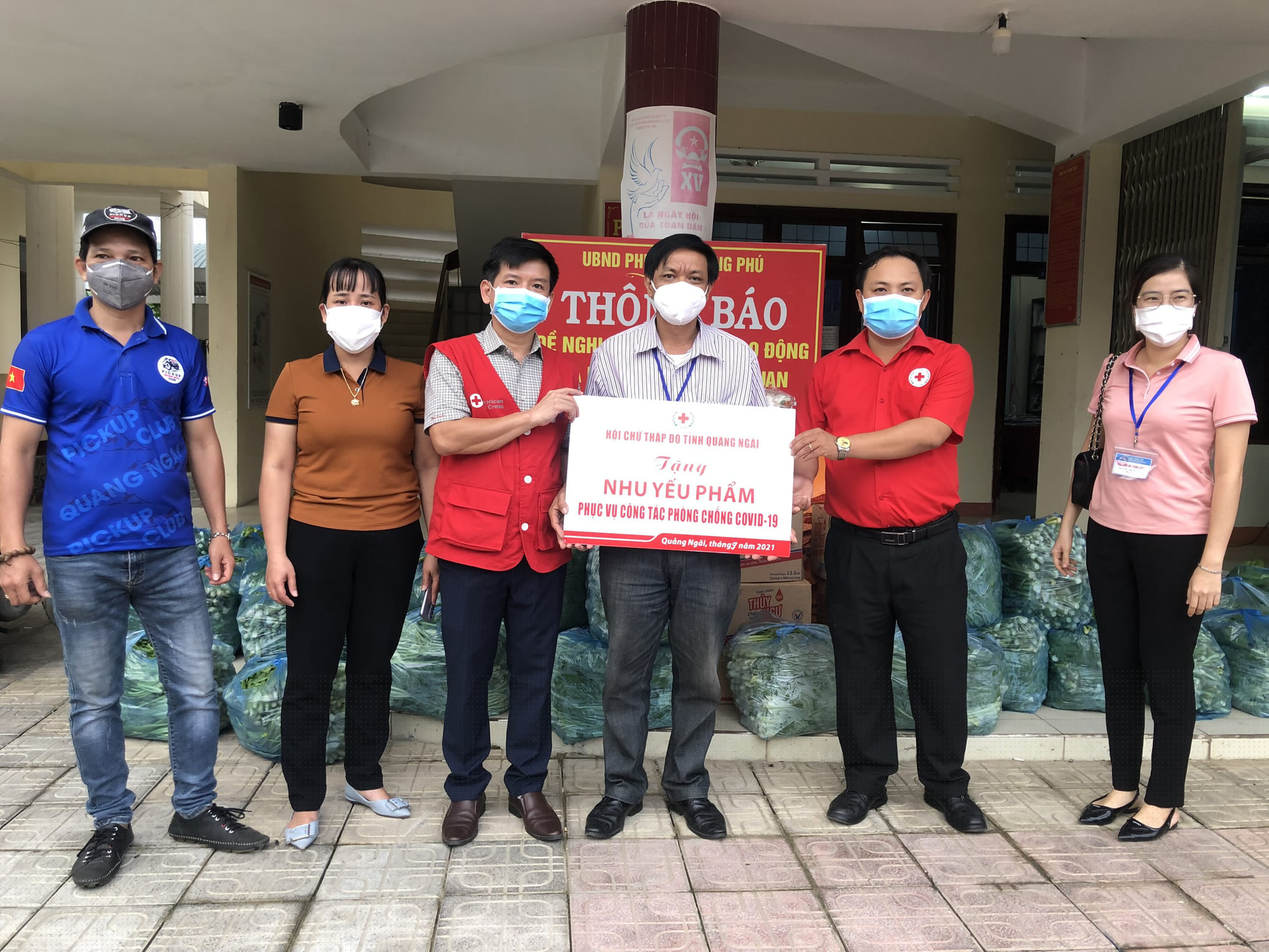 Quảng Ngãi: Đảm bảo nhu yếu phẩm cho người dân trong khu phong tỏa