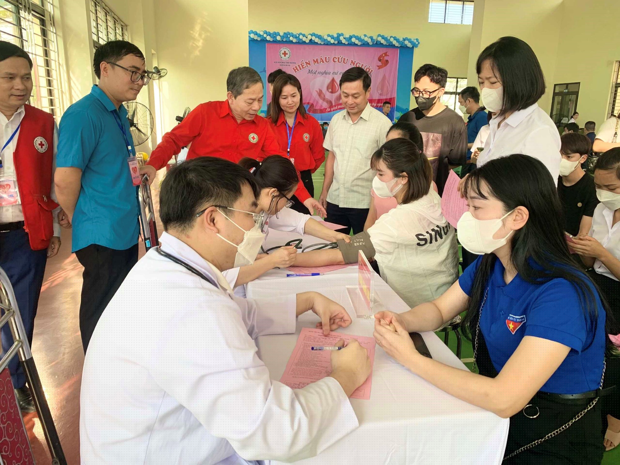 Hải Hà (Quảng Ninh): Gần 500 đơn vị máu được hiến tình nguyện