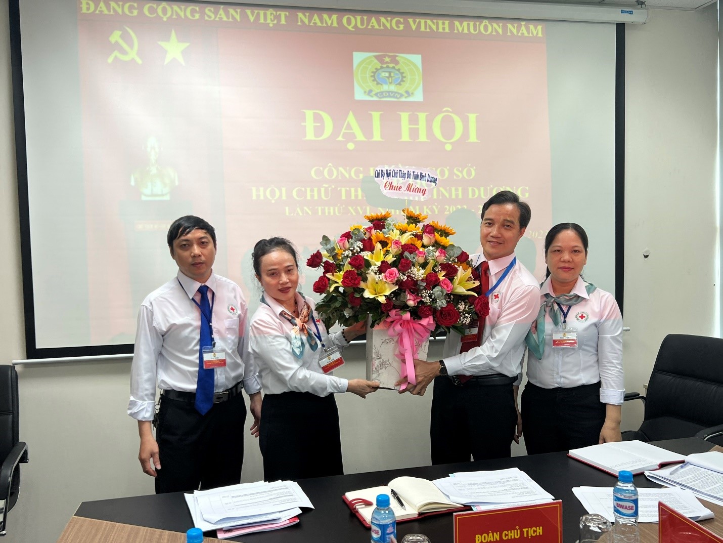 Bình Dương: Đại hội công đoàn cơ sở Hội Chữ thập đỏ tỉnh lần thứ  XVI, nhiệm kỳ 2023 - 2028