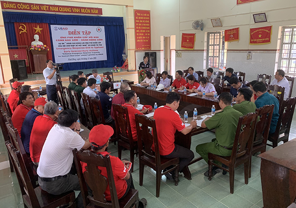 Khánh Hòa: Diễn tập Ứng phó khẩn cấp với bão năm 2022