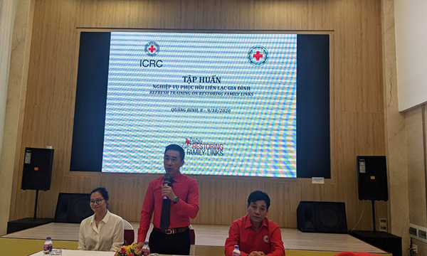 Hội Chữ thập đỏ Việt Nam: Tập huấn nghiệp vụ công tác phục hồi liên lạc gia đình tại Quảng Bình