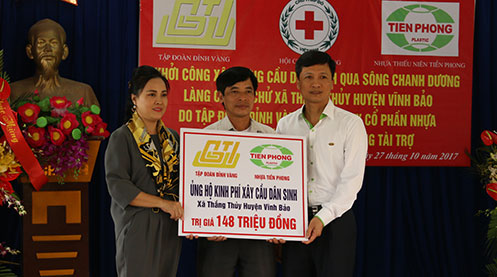 Khởi công xây dựng cầu dân sinh tại xã Thắng Thuỷ, Tiên Lãng, Hải Phòng