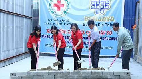 Hải Phòng: Khởi công xây dựng Nhà Chữ thập đỏ