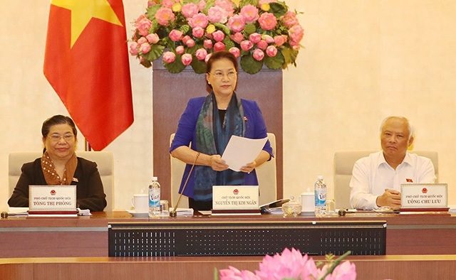 Khai mạc phiên họp thứ 15 của Ủy ban Thường vụ Quốc hội