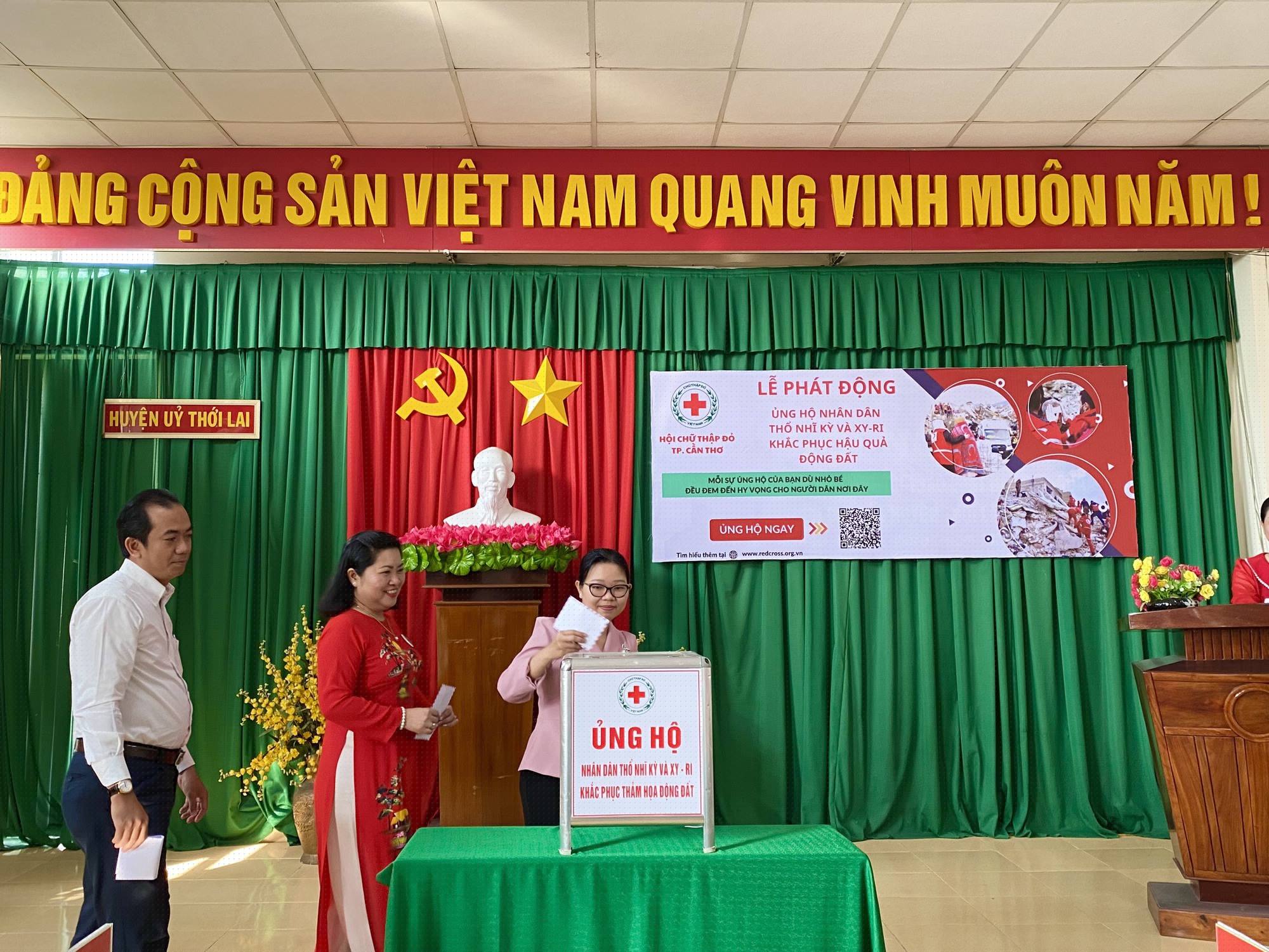 Cần Thơ: Tổ chức Lễ phát động ủng hộ nhân dân Thổ Nhĩ Kỳ và Xy-ri